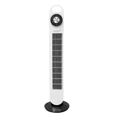 China Multifunctional Remote Control Hotel Tower Fan With Carry Handle Fan With Air Cooler With Swing Tower Fan Black for sale