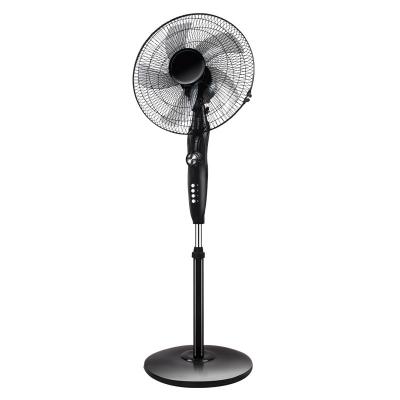 China Black 16 Inch Electric Stand Fan Home Appliance Stand Pedestal Fan Fashional for sale