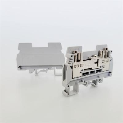 China ConnectionTerminal Block Made In China Connectors Screw Current Terminal Connection Test With Reasonable Price 6mm URTK/S for sale