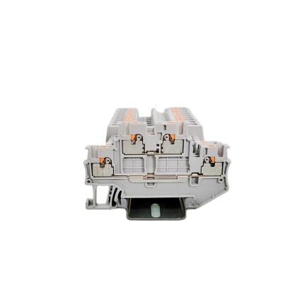 China ConnectionTerminal Block Economical Custom Design Accessories Connector Terminal Spring Recess Terminal Blocks for sale