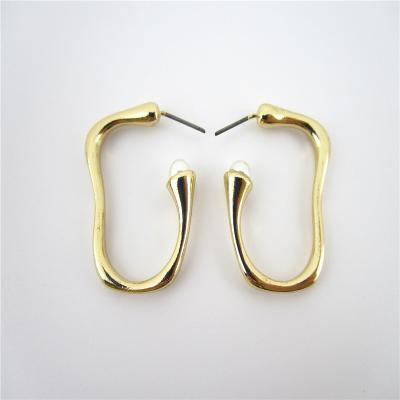 China TRENDY Hotsale on Shopify Gold Trendy Geometric Earring for sale