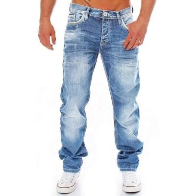 China Sustainable Wholesale Stacked Ruched Jeans Vibrant Mens Denim Pants Designs Style Slim Fit Custom Jeans Men Stretch Skinny Ripped Jeans for sale