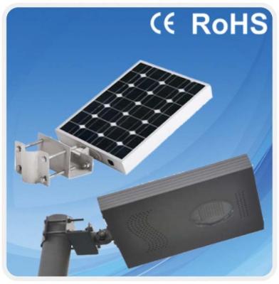 China solar power solar ourdoow lighting 8W  Integrated solar street light 5days rainy memory outdoor IP65 high lumens for sale