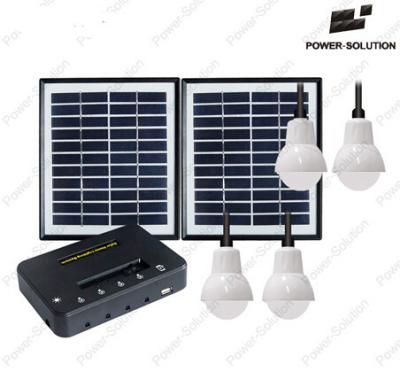 China Portable Solar System with 3 Lamps and Mobile Phone Charging 10W20W mini solar home system for sale