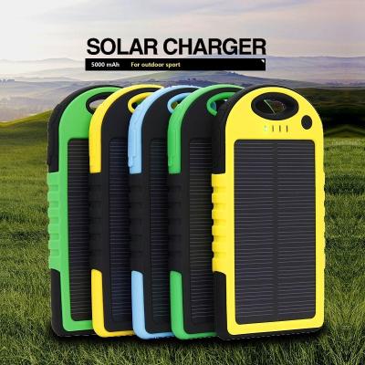 China Waterproof Portable Solar Panel Charger 5000mAh Retail Wholesale Hot sell for sale