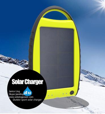 China Recharger High Quality Portable Solar Mobile Phone Charger T018 With Self Time for sale