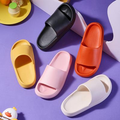 China CUSHIONING 2021 Beauty Comfort Bath Shower Slips Summer Trend Women S Pink Waterproof Slippers Wholesale Fashion Cute Men Yellow Orange for sale