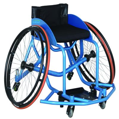 China High Grade Frame Basketball Sports Wheelchair Environmental Light Blue Liquid Coating Frame SW01L-36 for sale