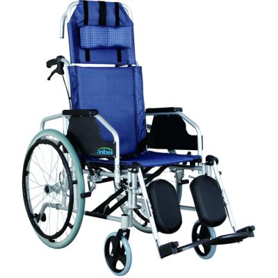 China High Backrest Multifunctional Manual Foldable Wheelchair For Disabled Hospital AW19LGC-00 for sale