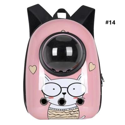 China Stocked 2022 Breathable Cat Kitten Dog Backpack Astronaut Capsule Pet Carrier Window Backpacks for sale