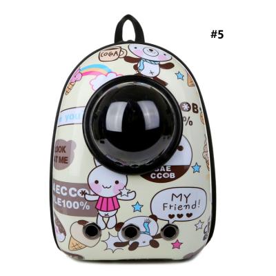 China 2022 Travel Fashion Dog Cat Travel Backpack Mochilas Para Mascotas Pet Carrier Stocked Outdoor Backpack for sale