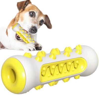 China Sustainable Durable Natural Rubber Toothbrush Dental Care Dog Indestructible Chew Toy for sale