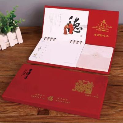 China Wholesale 2022 Custom Reusable Printing Table Calendar Perpetual Daily Desk Calendar for sale