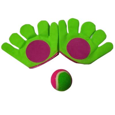 China New Design Hook Ball Sports Durable Rubber Sticky Glove Kids Educational Toy for sale