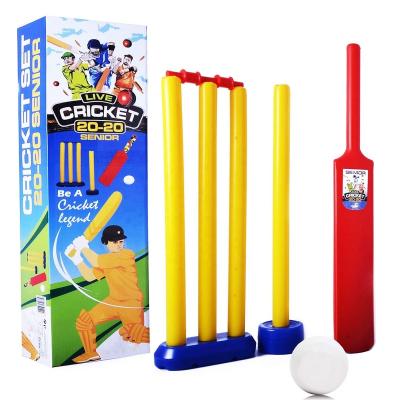 China Custom Outdoor Sport Game Footprint Beach Cricket Set / Promotional Cricket Set for sale