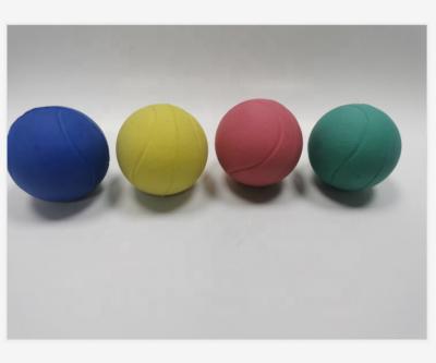 China Outdoor Sport Game Various Colors Natural Rubber Sponge, Rubber Bouncy Ball, Soft Ball Educational Toys for sale