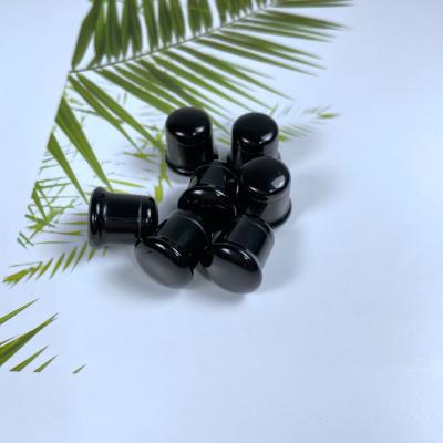 China Simple CLASSIC Natural Stone Black Onyx Ear Plug Stone Ear Plug Ear Expander Flared Body Piercing Jewelry for sale