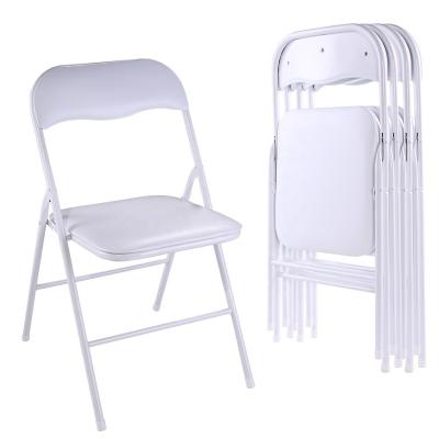 China China Foldable High Quality White Dining Stackable Plastic Chairs Modern Set Of 4 for sale