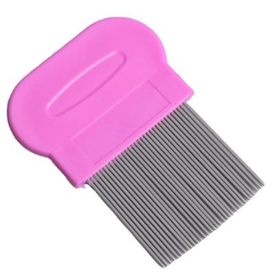 China Viable Flea Comb Comb Cat Needle Round Head Does Not Hurt Skin Teeth Lice Pet Portable Dense Products. for sale