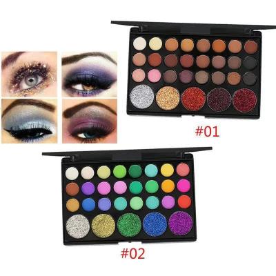 China Deeply 2022 New Hot Sale Glitter Eyeshadow Flat Colorful Simple Eyeshadow Set For Make Up With High Quality From Eyelash Vendor for sale