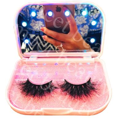 China All New F Colorful LED Customized Wick Case With Own Logo Best Quality Lashes Custom Brand Wicks Suitcase Package Private Label for sale