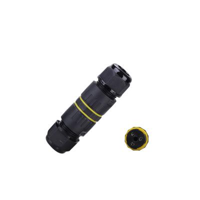 China IP68 Waterproof Electrical Power 3 Pole Wire To M20 Miniature Common Wire Connector Underwater Connector for sale