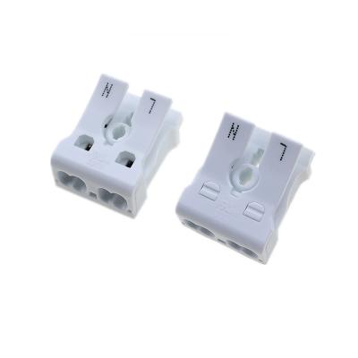 China PA66 94V-2; PC 94V-2 Quick Quick ENEC 2 Pin Boost Mini Terminal Block 2 Wire Electrical Connector For Ignition for sale