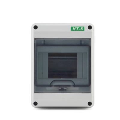 China ABS+PC HT-5 5 way IP65 factory direct sale pc+a bswaterproof light box switch box distribution box for sale