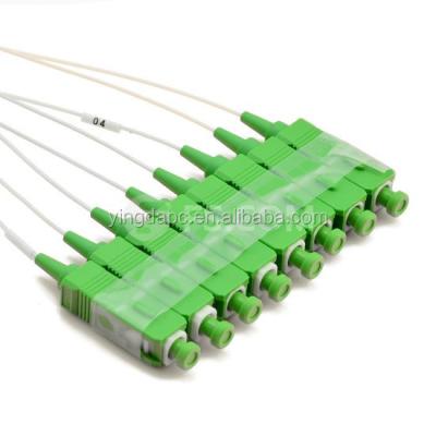 China FTTH FTTB FTTX Network 1:8 Fiber Optic PLC Splitter SC / APC for sale