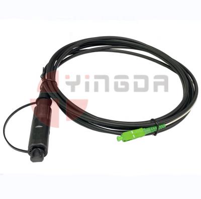 China FTTA Double LSZH Indoor Sheath 5mm Cable For Supertap SC Connector Fiber Optic Patch Cord for sale