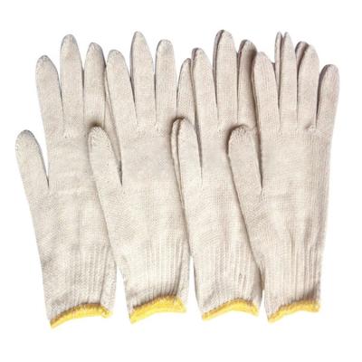 China 7 Cotton Supply 23cm Protection High Quality White Gauge 66g Cotton Gloves Comfortable Work Working Gloves for sale