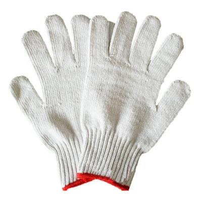 China Wholesale Comfortable 50g Launder White 100% Cotton Yarn Hand Gloves For Police for sale