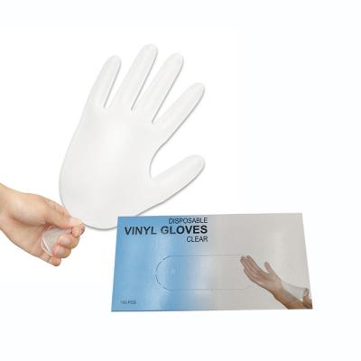 China Hot Selling Amazon Vinyl Disposable Gloves Latex Soft Hot Selling Food Grade Non Work PVC Household Cleaning Gloves for sale