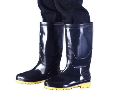 China Wholesale Anti-odor Material Color Men Waterproof PVC Anti-skidding Rain Boots for sale