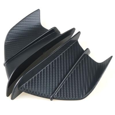 China Aerodynamic Fixed Wind Wing Kit Motorcycle Spoiler ABS Plastic Modification Accessories for sale