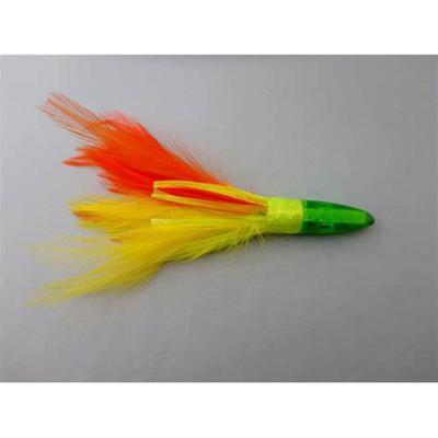 China unrigged trolling rubber skirt with feather fishing lure big game tuna feather lure BNTF for sale