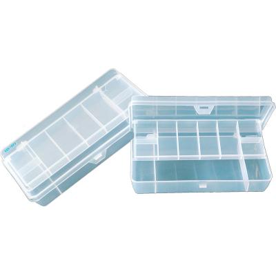 China Fishing Lures Storage Bait Box Container Crate Clear Plastic Fishing Organizer for sale