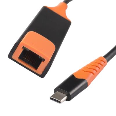 China Ethernet C to RJ45 USB Female Connector Network Ethernet Support 1000Mbps Copper USB Adapter Camera for sale