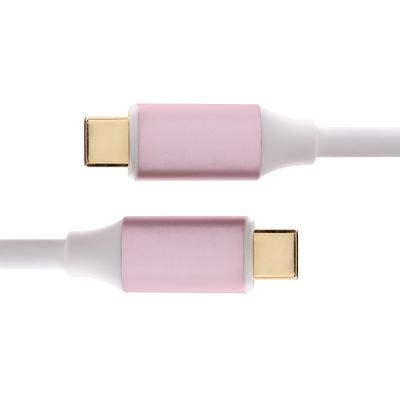 China Camera USB 3.1 C To Type C Cable 5V 3A Aluminum Alloy Case PVC Material 1 Meter Cable For Android for sale