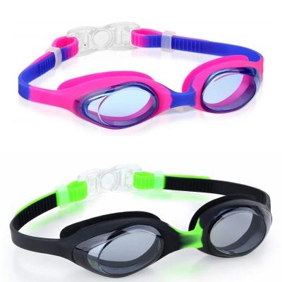 China 2021 Custom Silicone Anti Fog UV Anti Fog Goggles For Swimming Kids Swim Goggles for sale