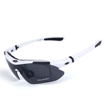 China Custom Exclusive Sports Sunglasses 2021 Sports Eyewear Polarized Oversized Anti-UV OEM Cycling Sunglasses for sale