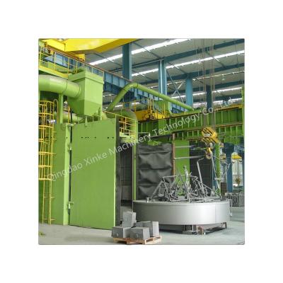 China Building Material Shops Modern Latest Custom-Made Vertical Durable Rotary Type Shot Blasting Machine for sale