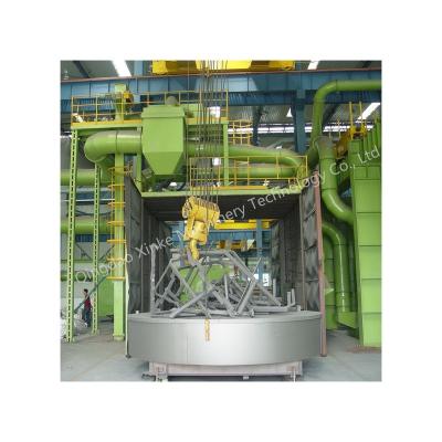 China Building Material Shops Competitive Price Automatic Die Metal Moulding Sand Cleaning Blasting Machine for sale