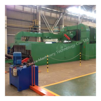 China Rust / Corrosion Inhibitor Carbon Steel Plates Preservation Line Beams Metal Sheets Automatic Shot Blasting Machine with Painting Line for sale