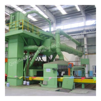 China Building Material Shops Q69 steel plate shot blasting machine price sand blaster machine for sale