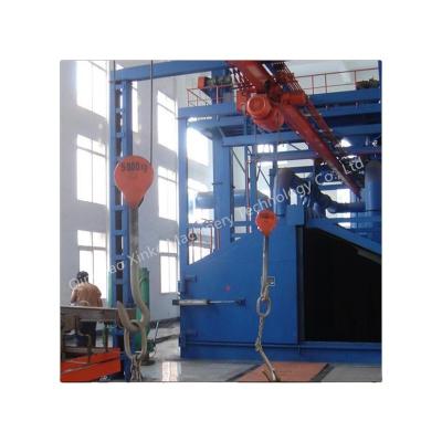 China Building Material Shops Factory Direct China Industrial Batch Type Hook Type Shot Blasting Machine for sale