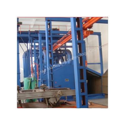 China Compact structure Factory Direct Price Clean Structural Die Metal Moulding Hook Type Shot Blasting Machine for sale