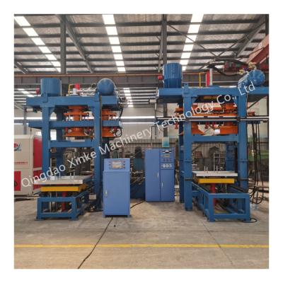 China High Efficency Qingdao Xinke Automatic slide out Horizontal Parting flaskless molding machine for sale