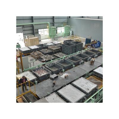 China Building Material Shops New Model Customized High Efficiency Floor Sand Casting Metal Moulding Machine for sale