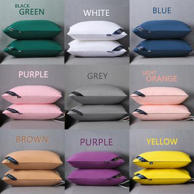 China Hotel Collection Anti-Static Bed Pillows For Sleep High Quality Five Star Soft Hotel Hilton Pillow With Bag for sale